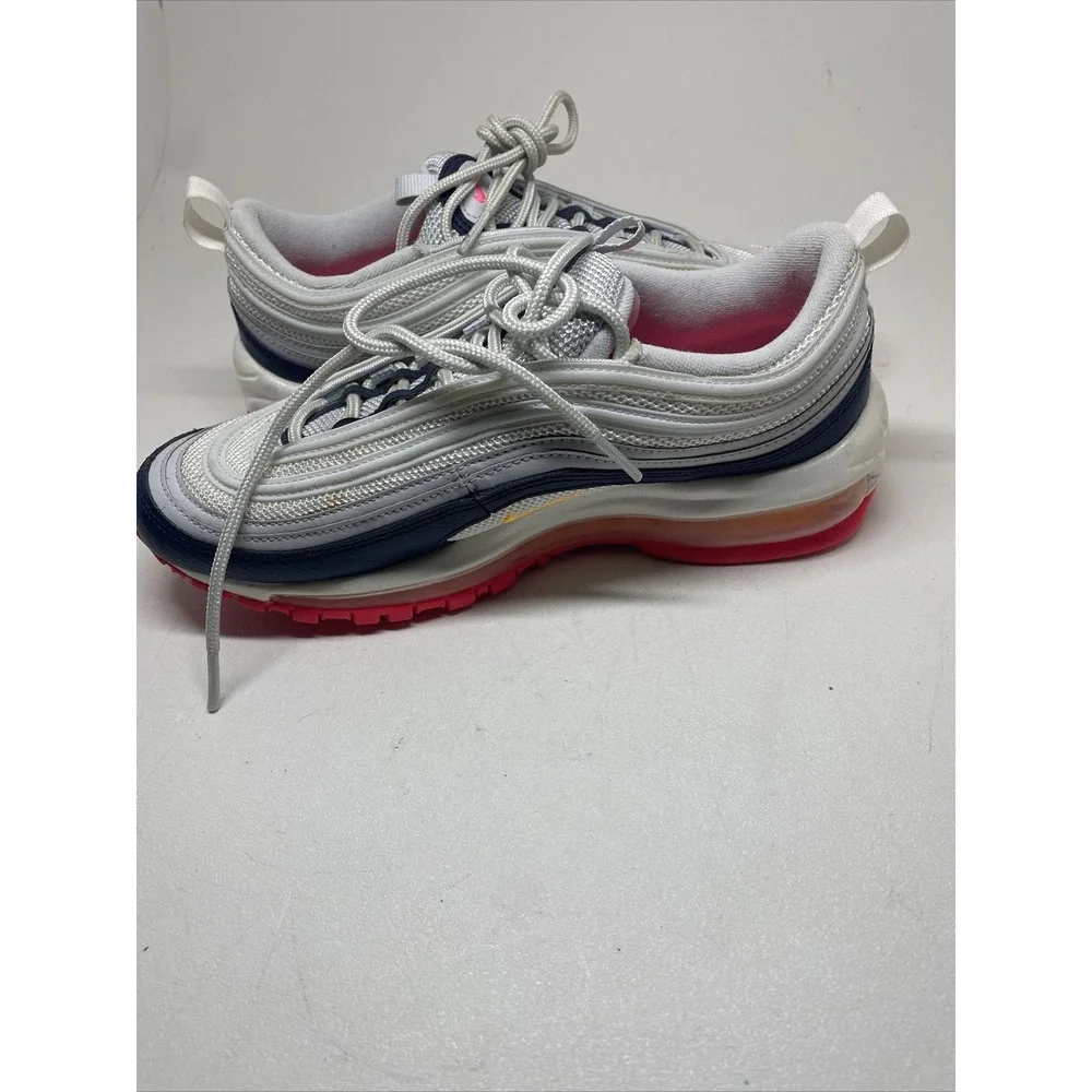 Nike Air Max 97 Pure Platinum Laser Orange Women's 7.5 [921733-015]‎